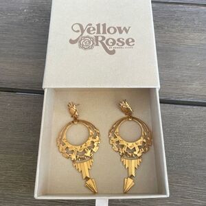 Kendra Scott Yellow Stone Shera Earrings